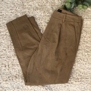 NWOT Zara faux suede high waisted trousers